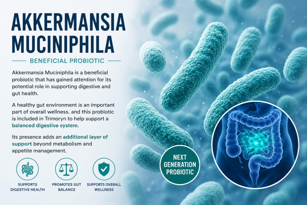 Akkermansia Muciniphila probiotic in Trimoryn formula